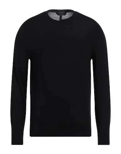 Ermenegildo Zegna  |Crew Neck Pullovers Wool Long Sleeves Plain Oversized Luxury