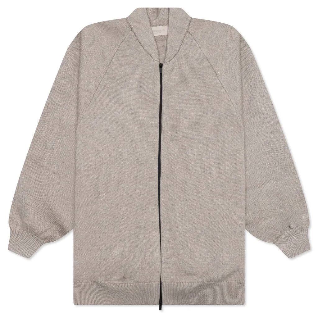 Essentials Women's Cardigan - Dark Oatmeal