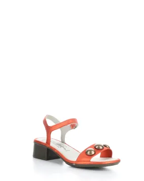 EXIE487FLY 000 RED Velcro Sandals