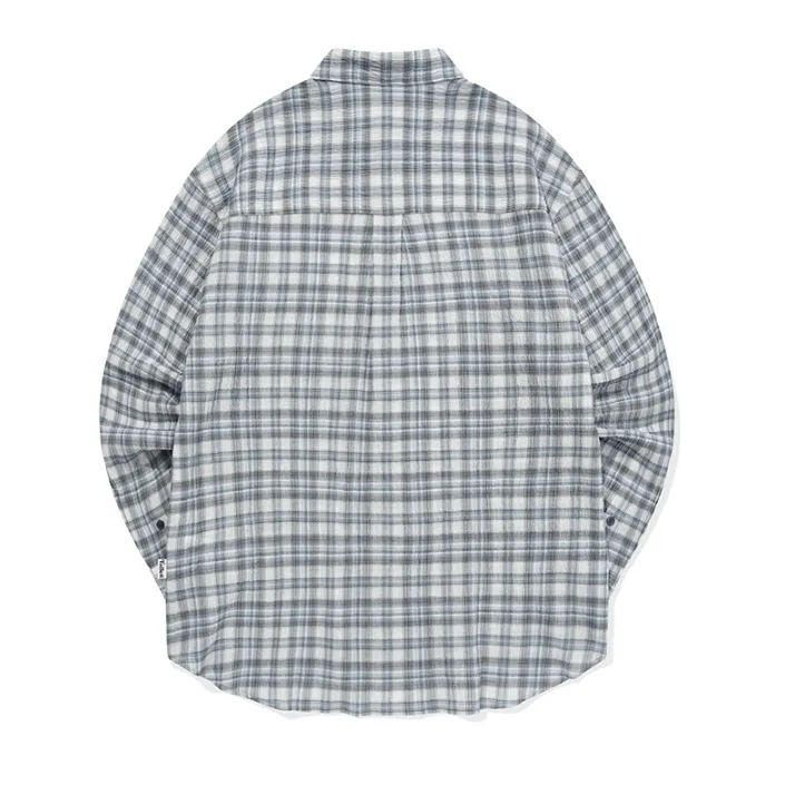 Fallett  |Tartan Street Style Long Sleeves Cotton Logo Shirts