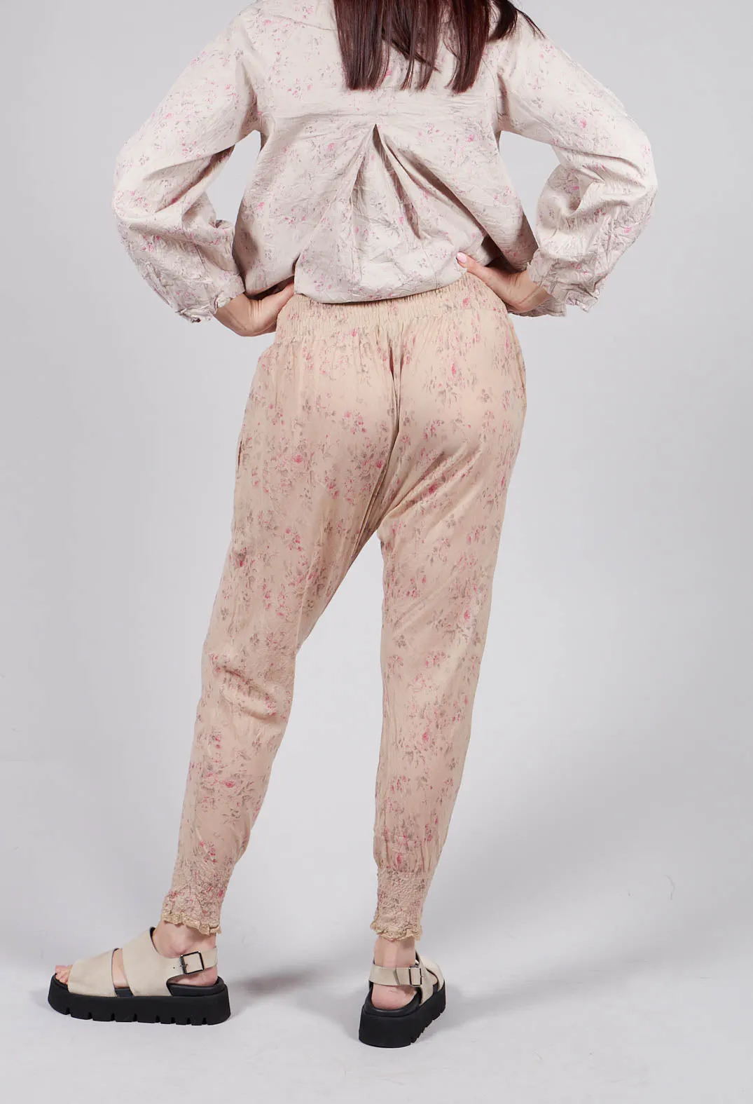 FanFan Trousers in Liberty Beige Print