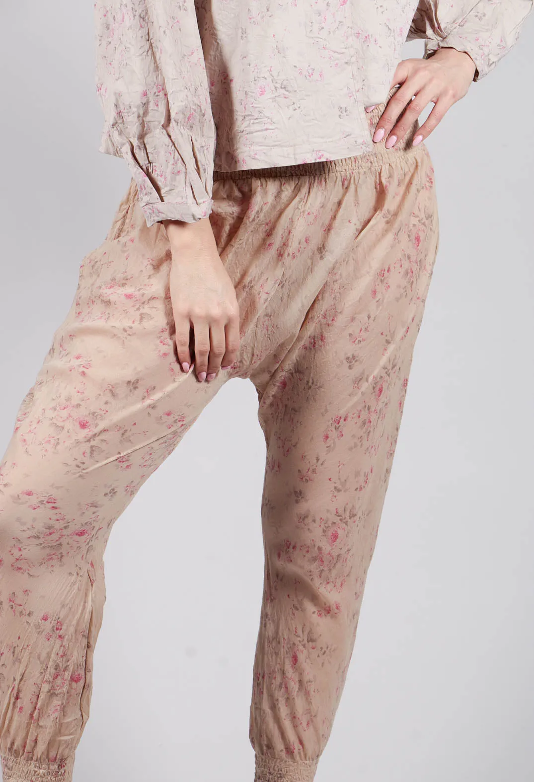 FanFan Trousers in Liberty Beige Print