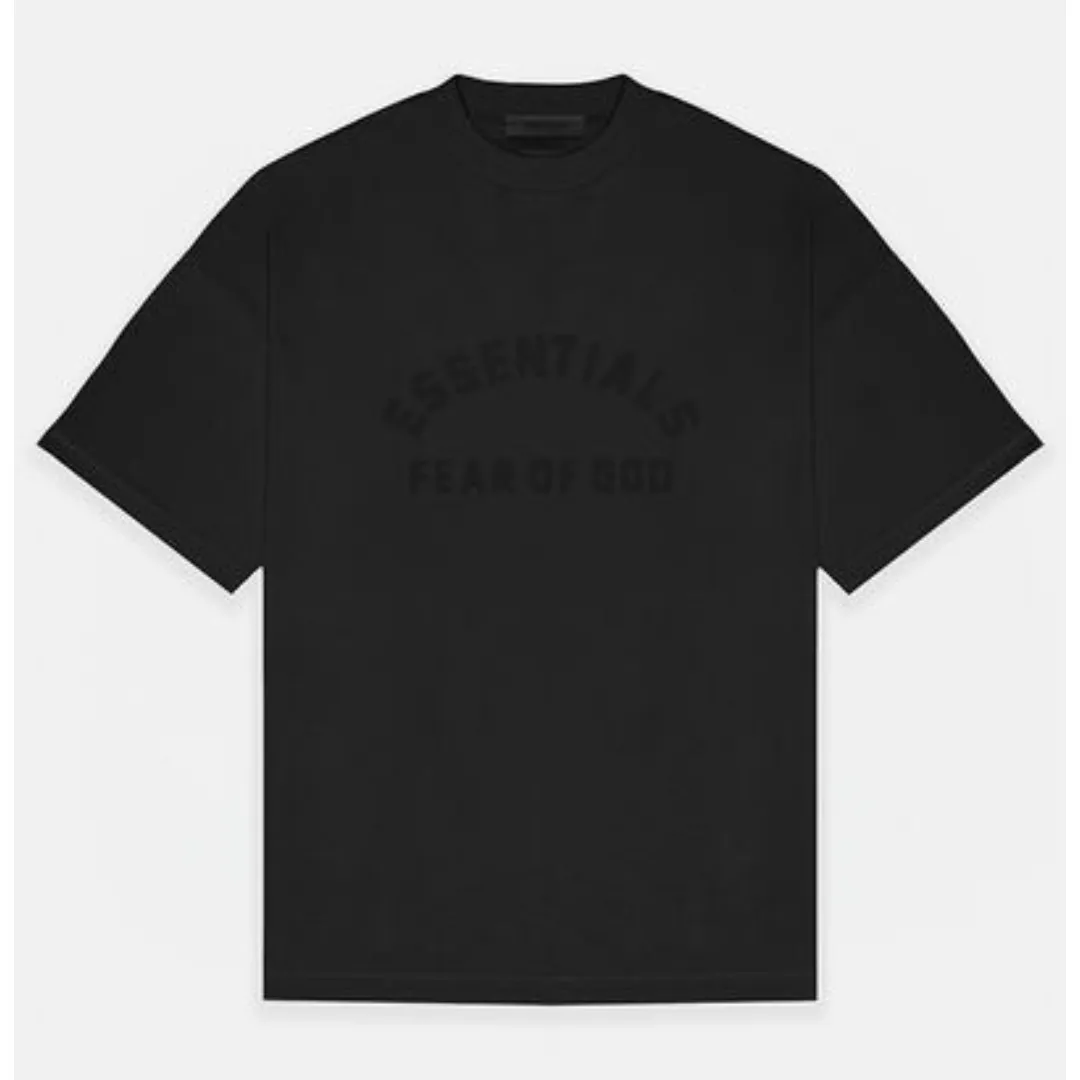 FEAR OF GOD  |Crew Neck Pullovers Unisex Street Style Short Sleeves Logo