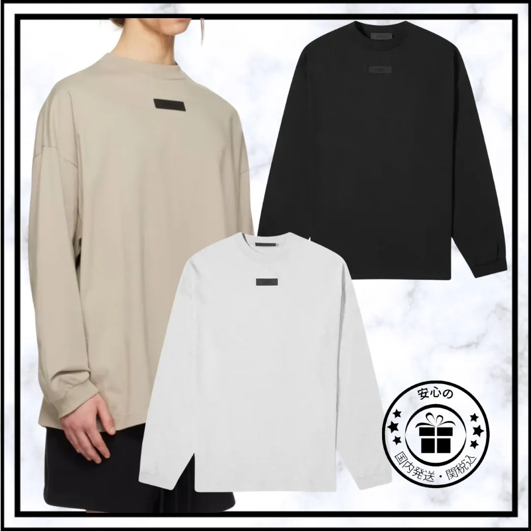 FEAR OF GOD  |Crew Neck Street Style Long Sleeves Plain Cotton