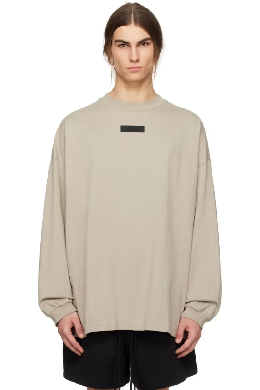 FEAR OF GOD  |Crew Neck Street Style Long Sleeves Plain Cotton