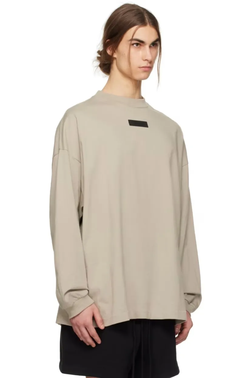 FEAR OF GOD  |Crew Neck Street Style Long Sleeves Plain Cotton