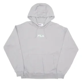 FILA Mens Grey Hoodie S