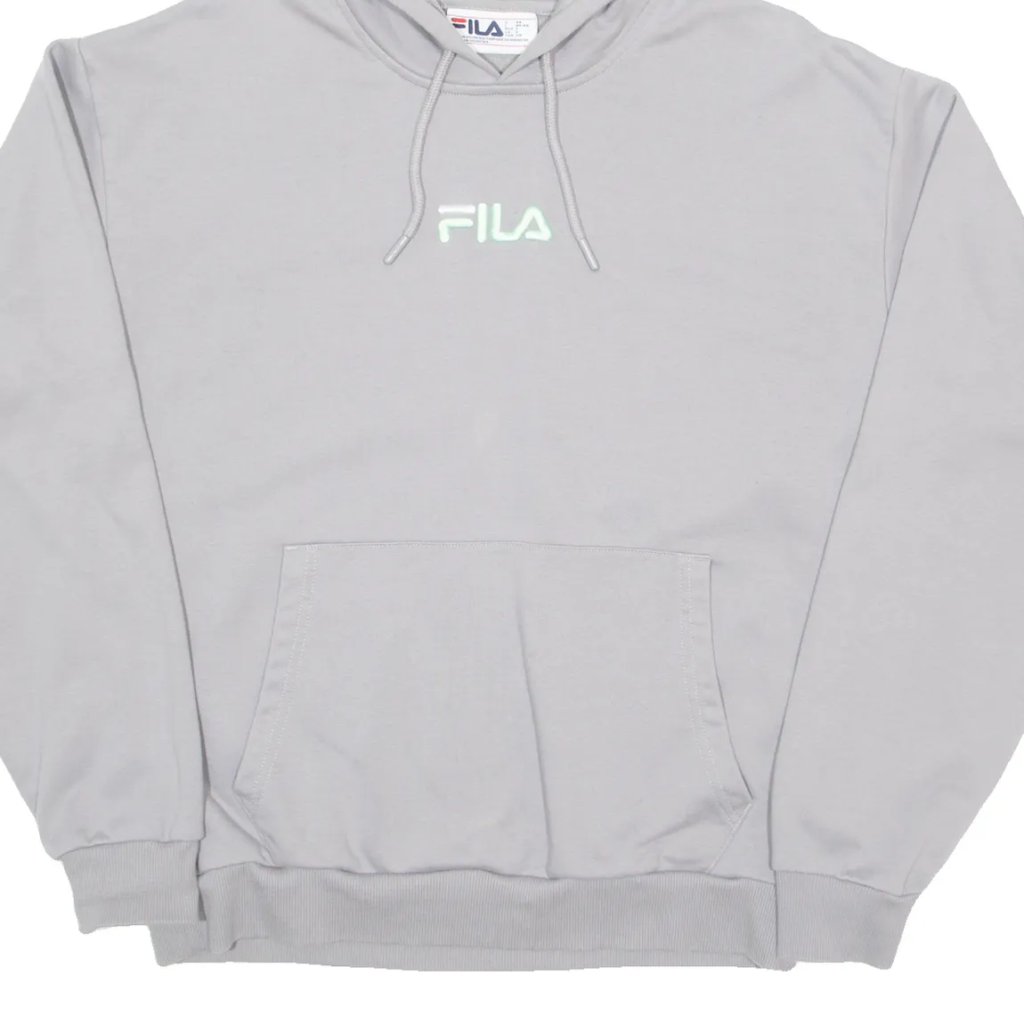 FILA Mens Grey Hoodie S