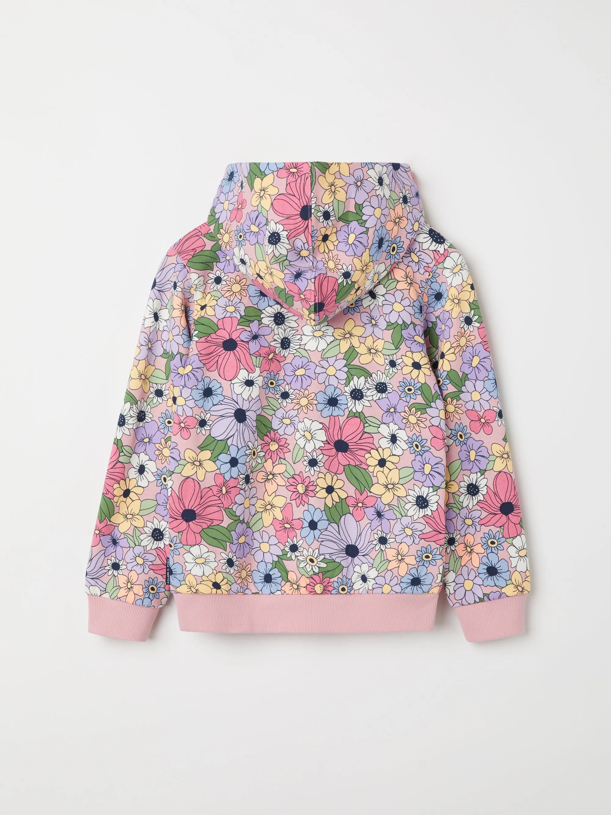 Floral Print Kids Hoodie