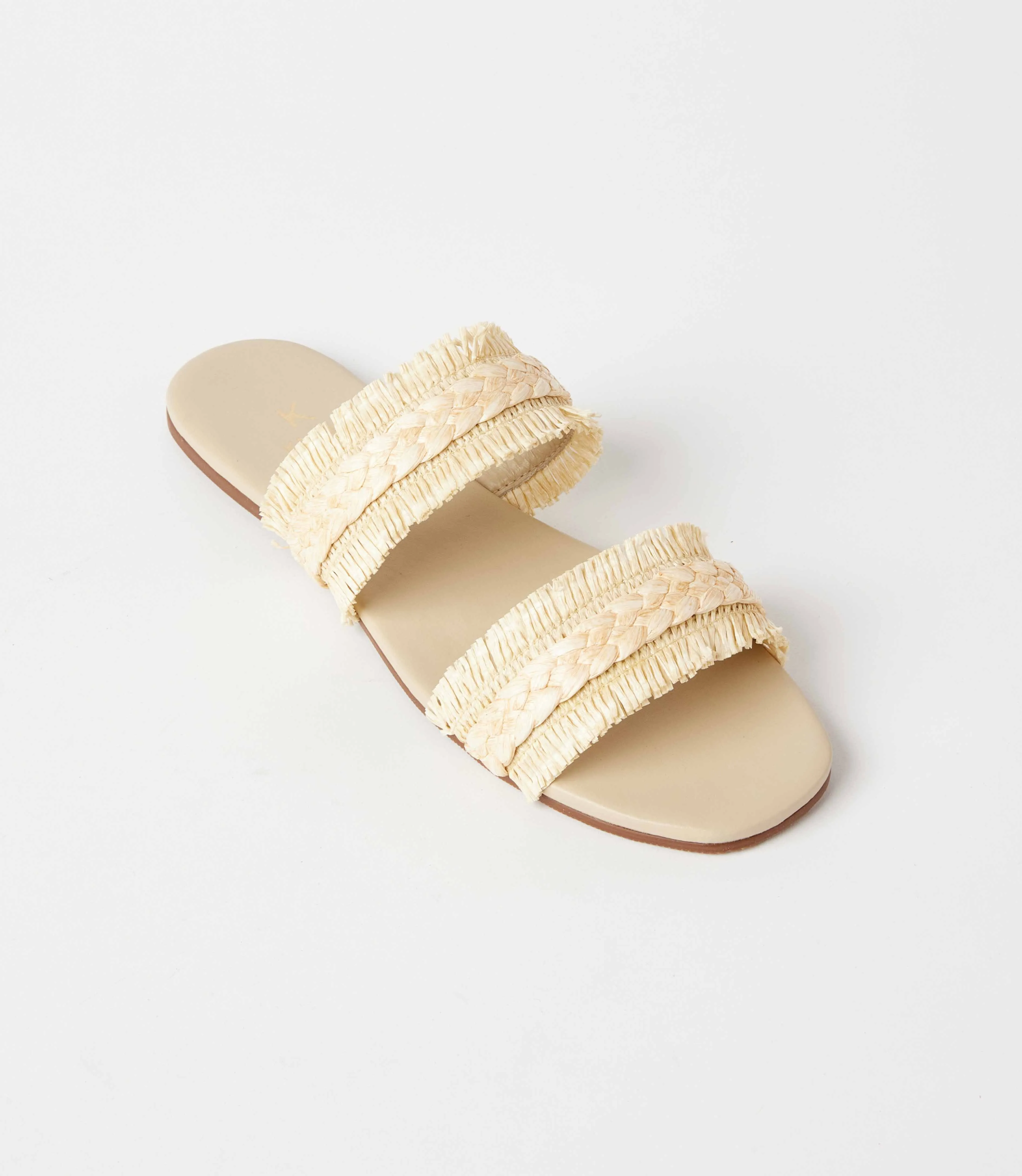 Frayed Double Band Sandals