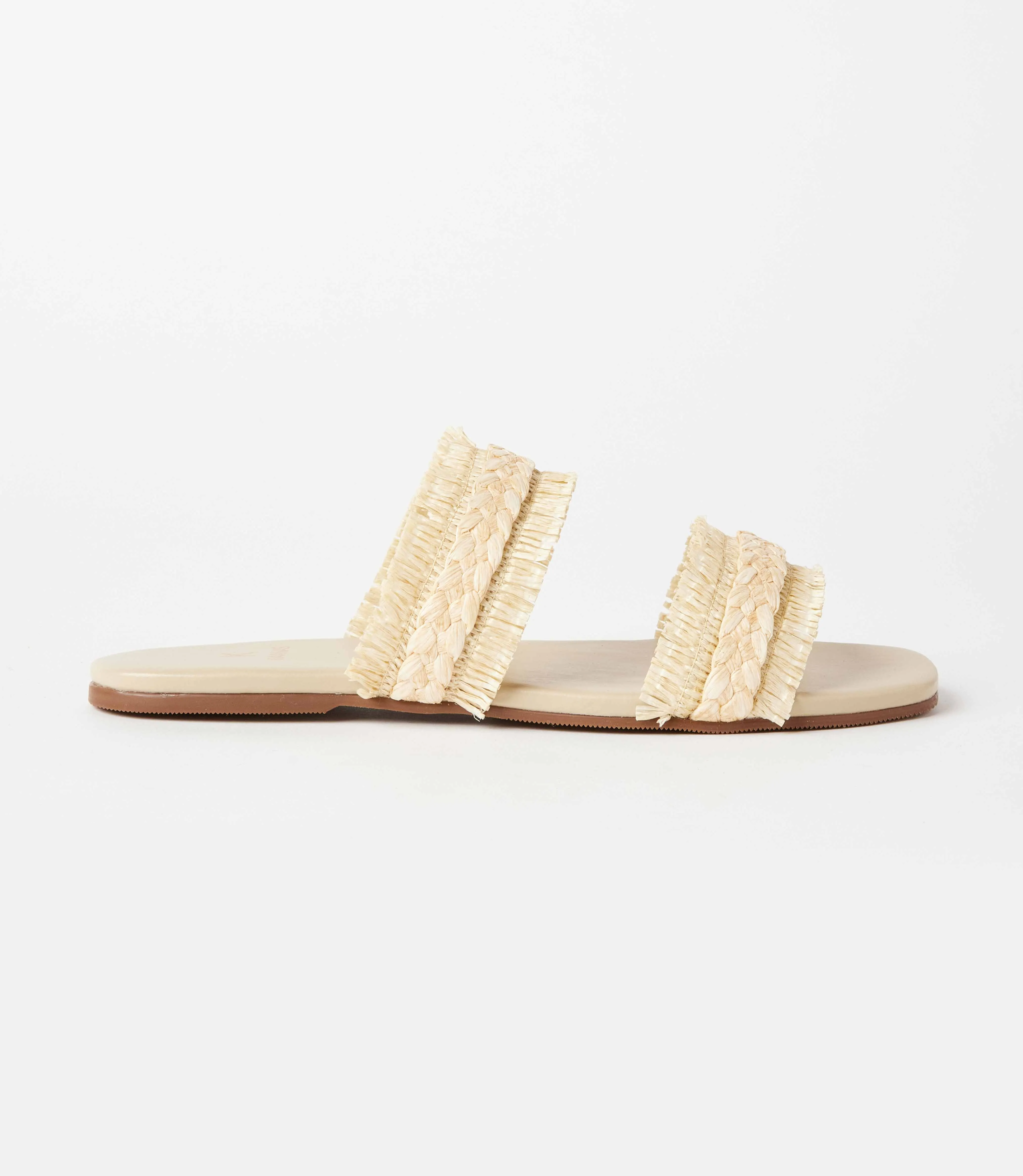 Frayed Double Band Sandals