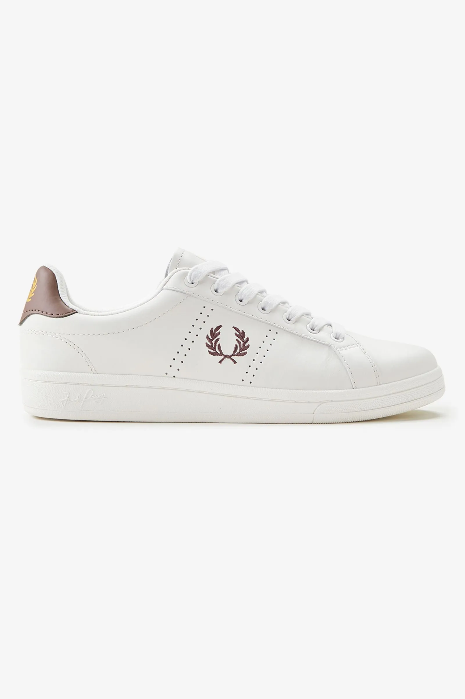 Fred Perry Tennis Sneaker - Porcelain/Carrington Brick