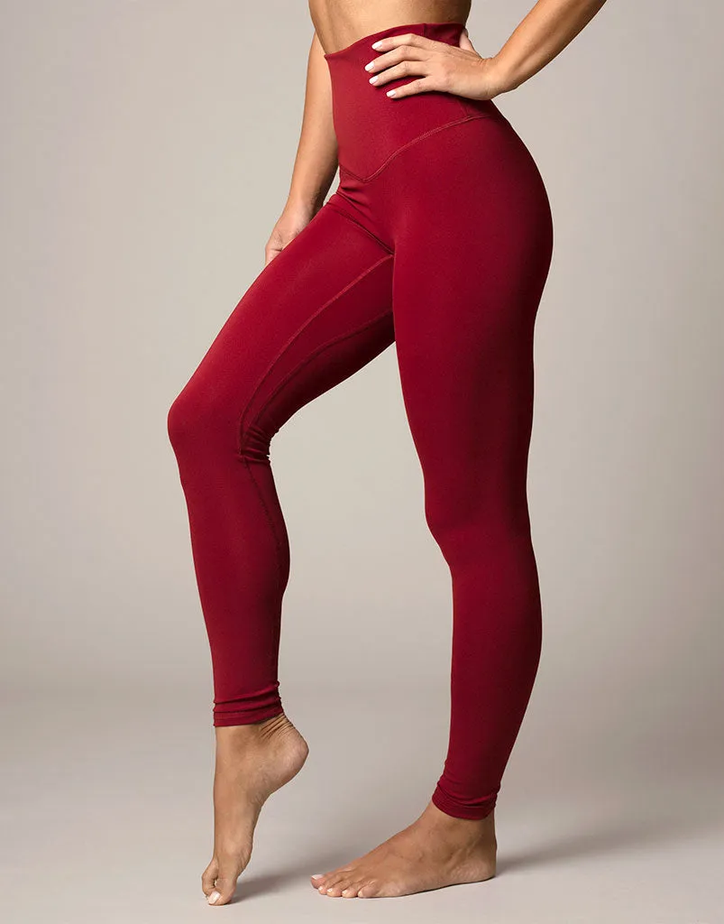 Freestyle Flat Front Legging Cranberry