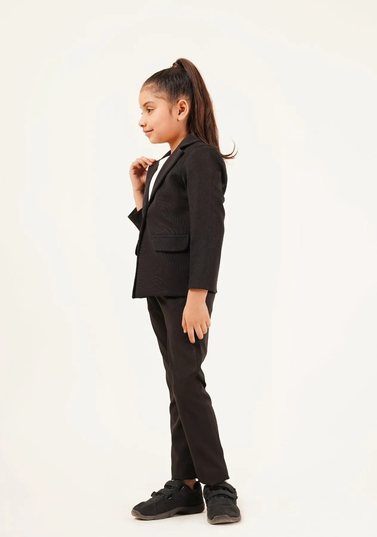 Girls Blazer - Black