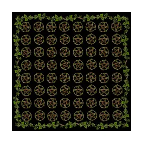 Green Witch Pentacle Headscarf