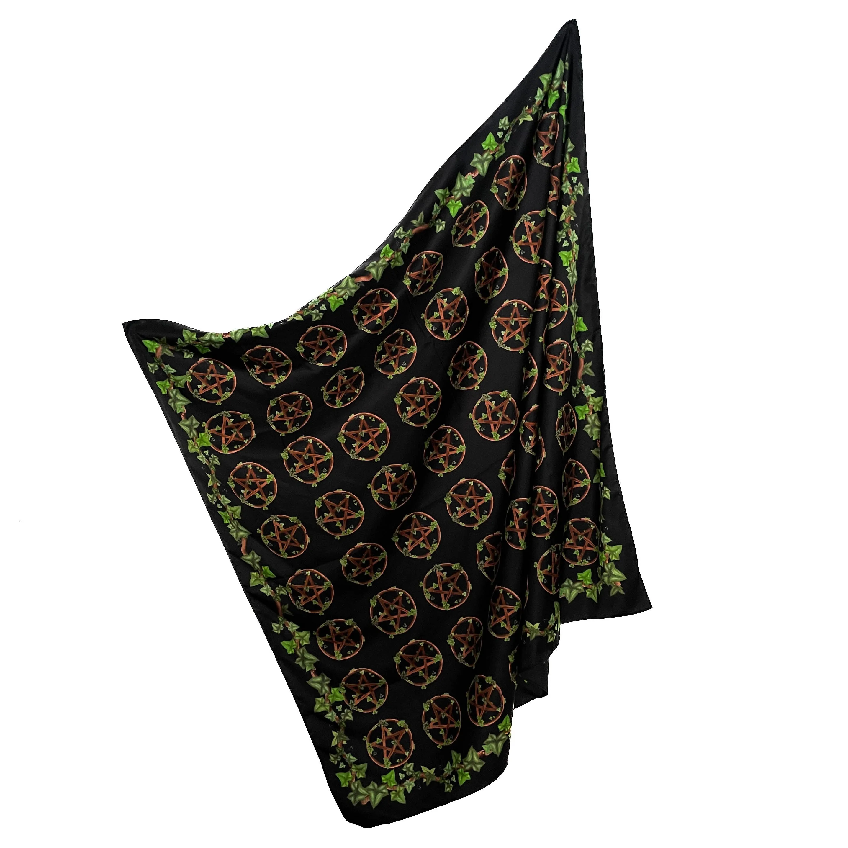 Green Witch Pentacle Headscarf