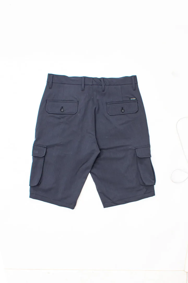 Grey All Weather Essential Stretch Cargo Shorts