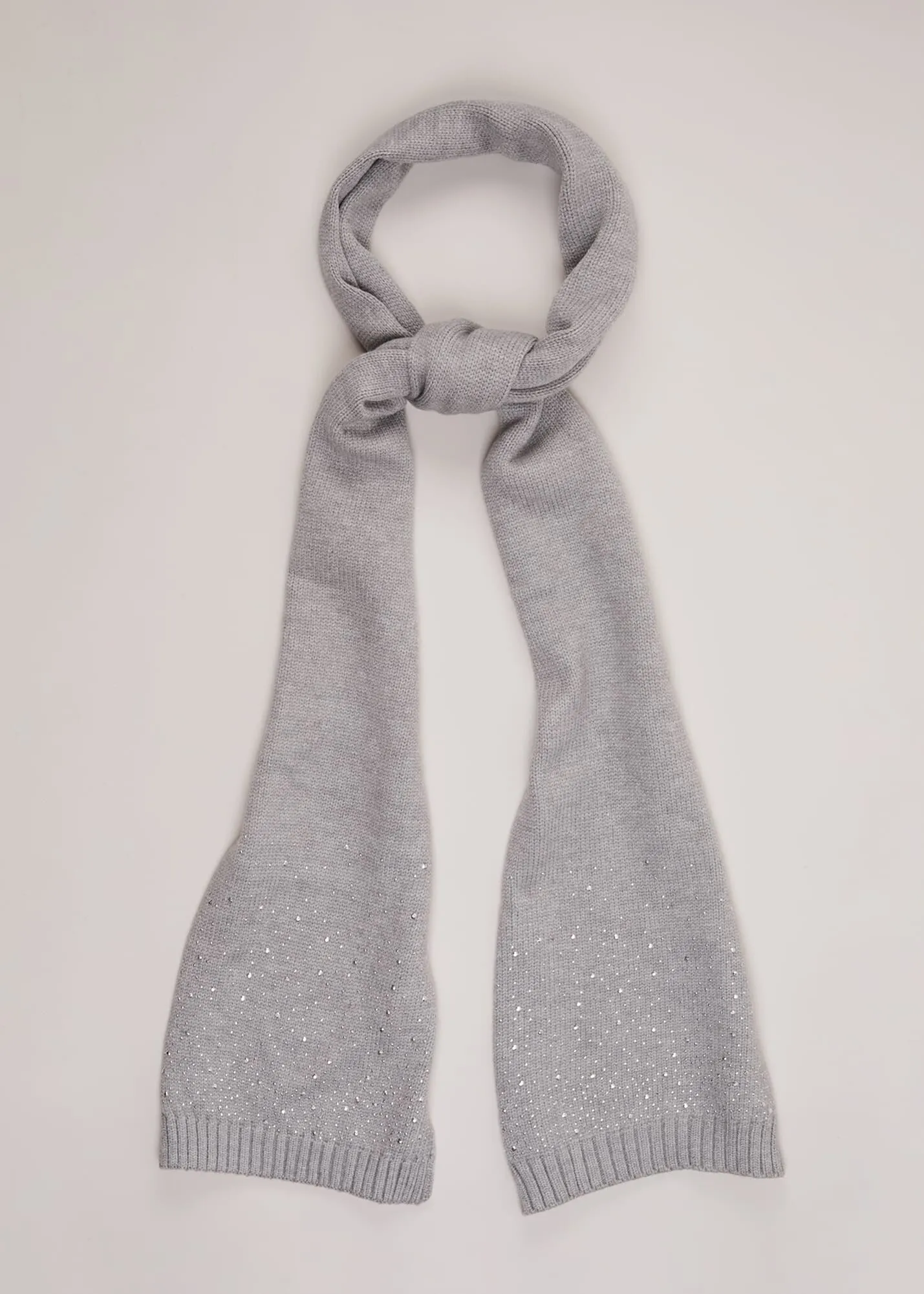 Grey Sparkly Scarf