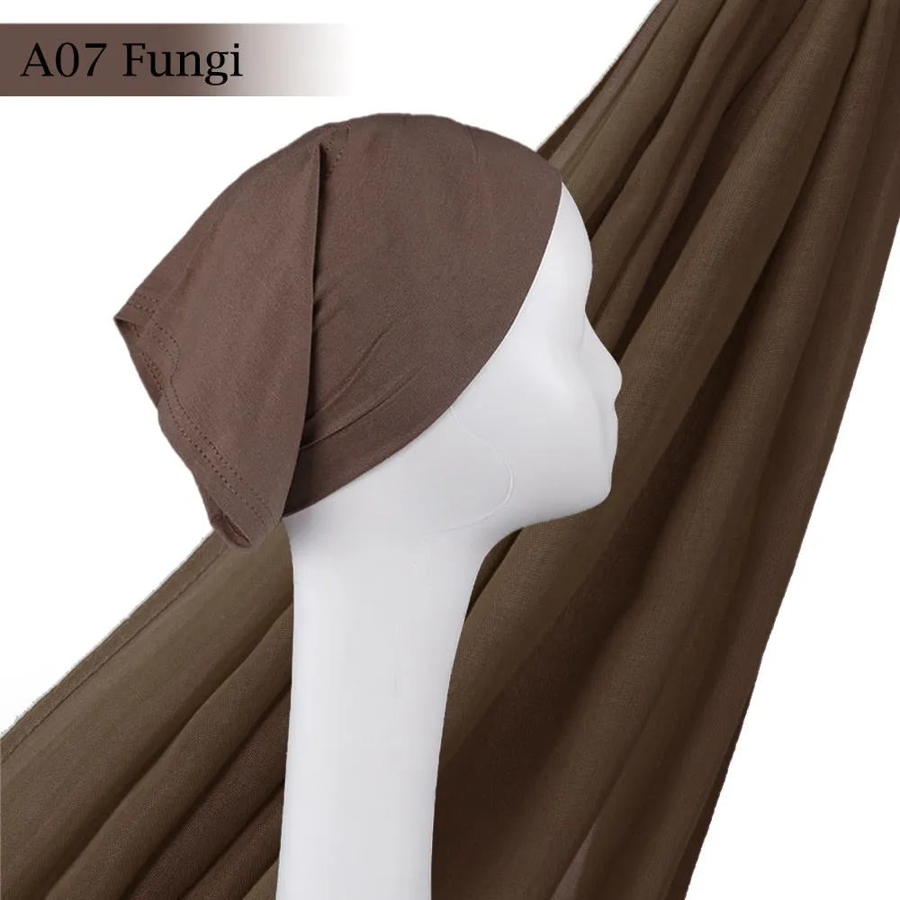 High-Quality Muslim Fashion Head Scarf Head Wraps 185x85cm