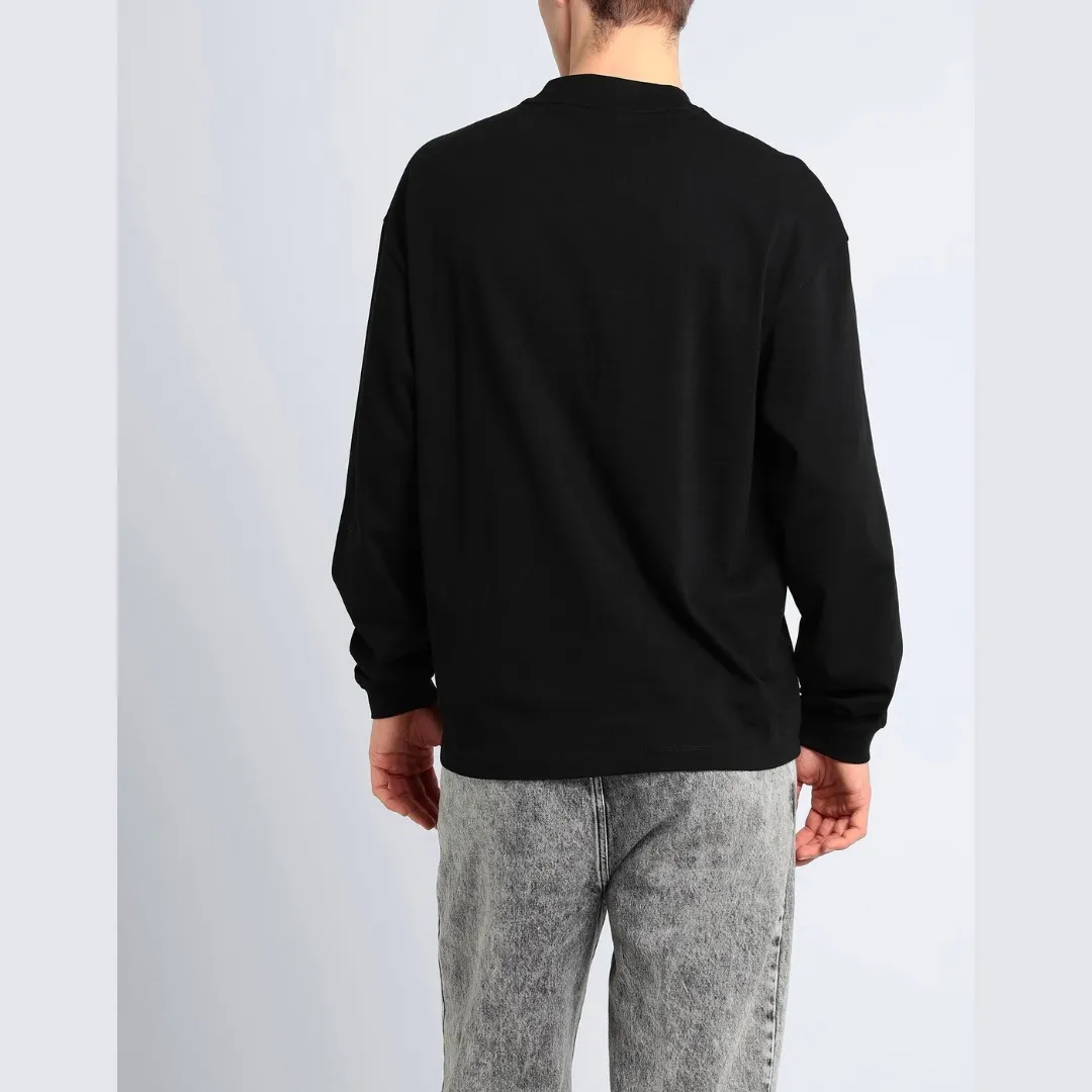 Hugo Boss  |Crew Neck Unisex Street Style Long Sleeves Plain Cotton