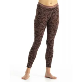 icebreaker  200 Oasis Leggings Forest Shadows - Intimo lana merinos - Donna