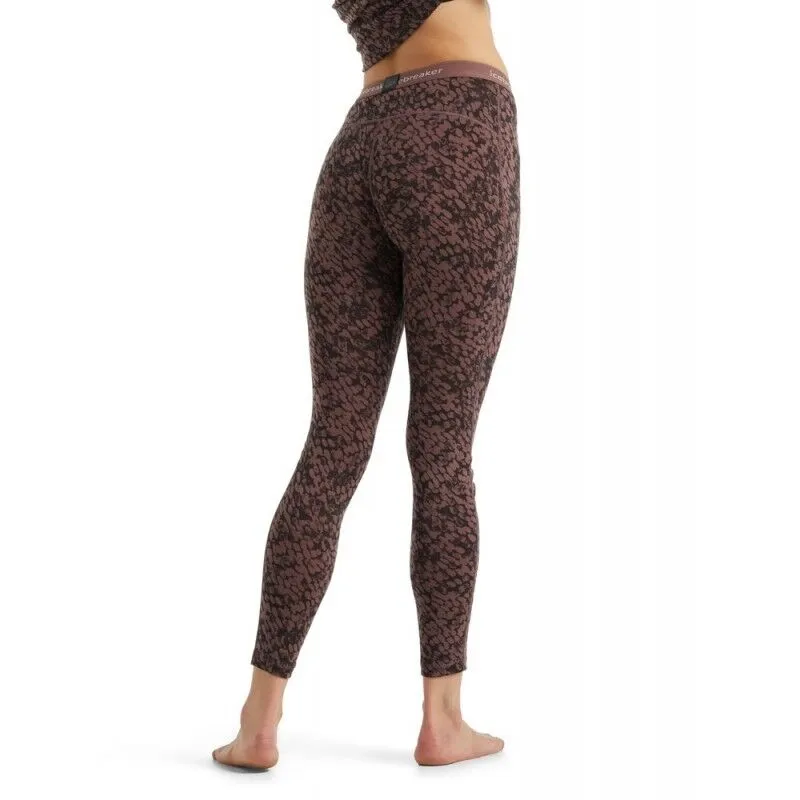 icebreaker  200 Oasis Leggings Forest Shadows - Intimo lana merinos - Donna