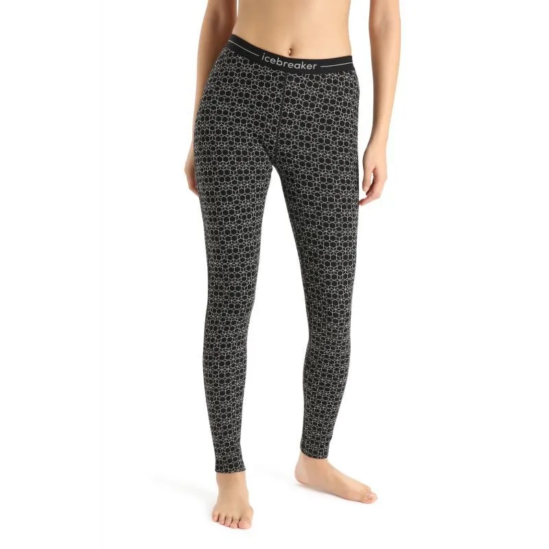 icebreaker  250 Vertex Leggings Alpine Geo - Intimo lana merinos - Donna