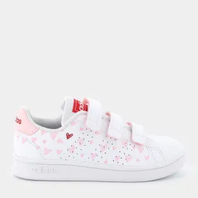 ID5295ADVANTAGE CF Cftwr white/clear pink/better scarlet- SPORTIVE