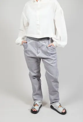 Jean Trousers in Original Lilac Grey