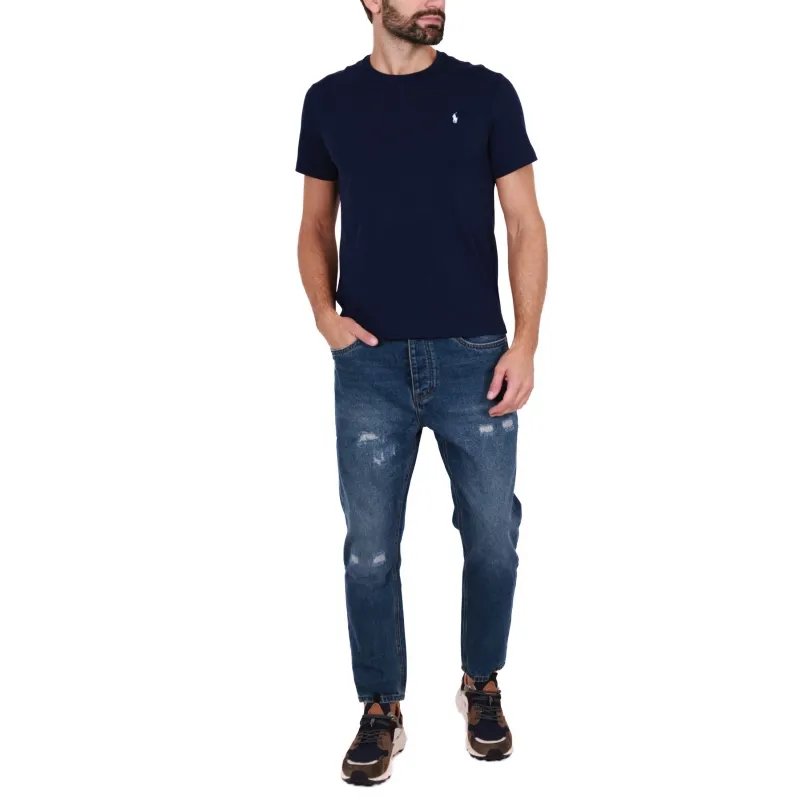 JEANS UOMO CON ROTTURE, BLU