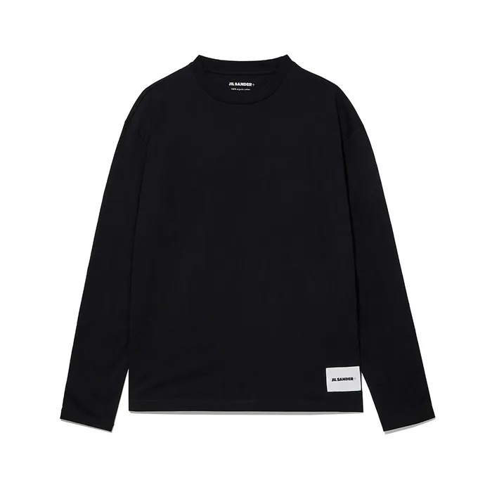 Jil Sander  |Crew Neck Street Style Long Sleeves Plain Cotton