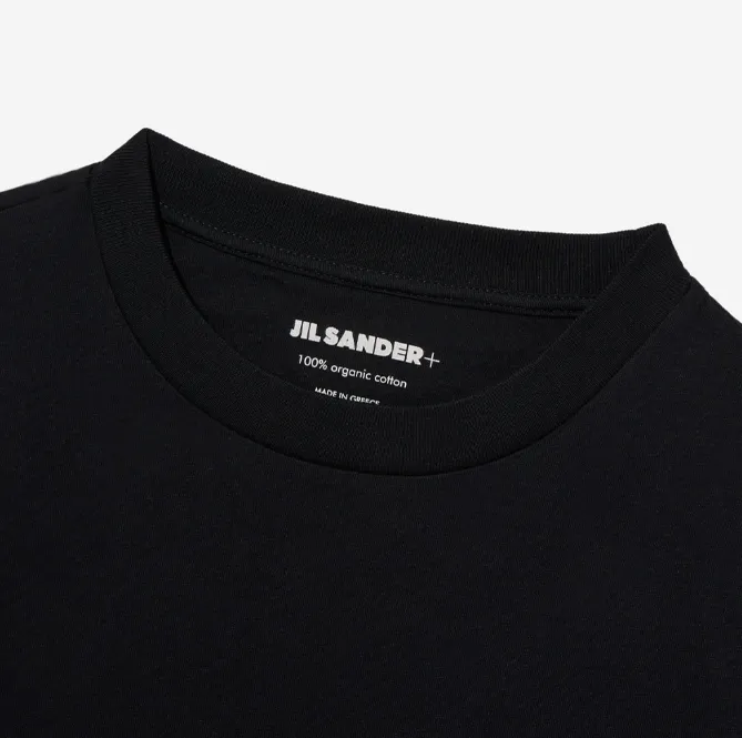 Jil Sander  |Crew Neck Street Style Long Sleeves Plain Cotton