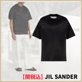 Jil Sander  |Pullovers Unisex Street Style U-Neck Plain Short Sleeves