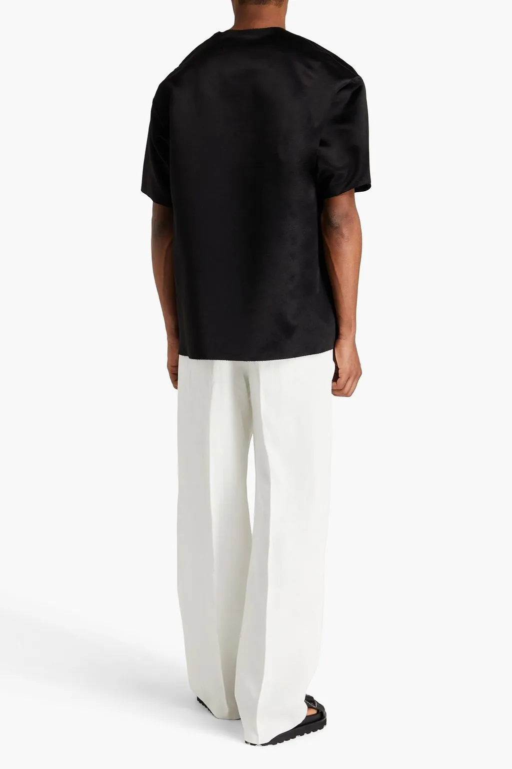 Jil Sander  |Pullovers Unisex Street Style U-Neck Plain Short Sleeves