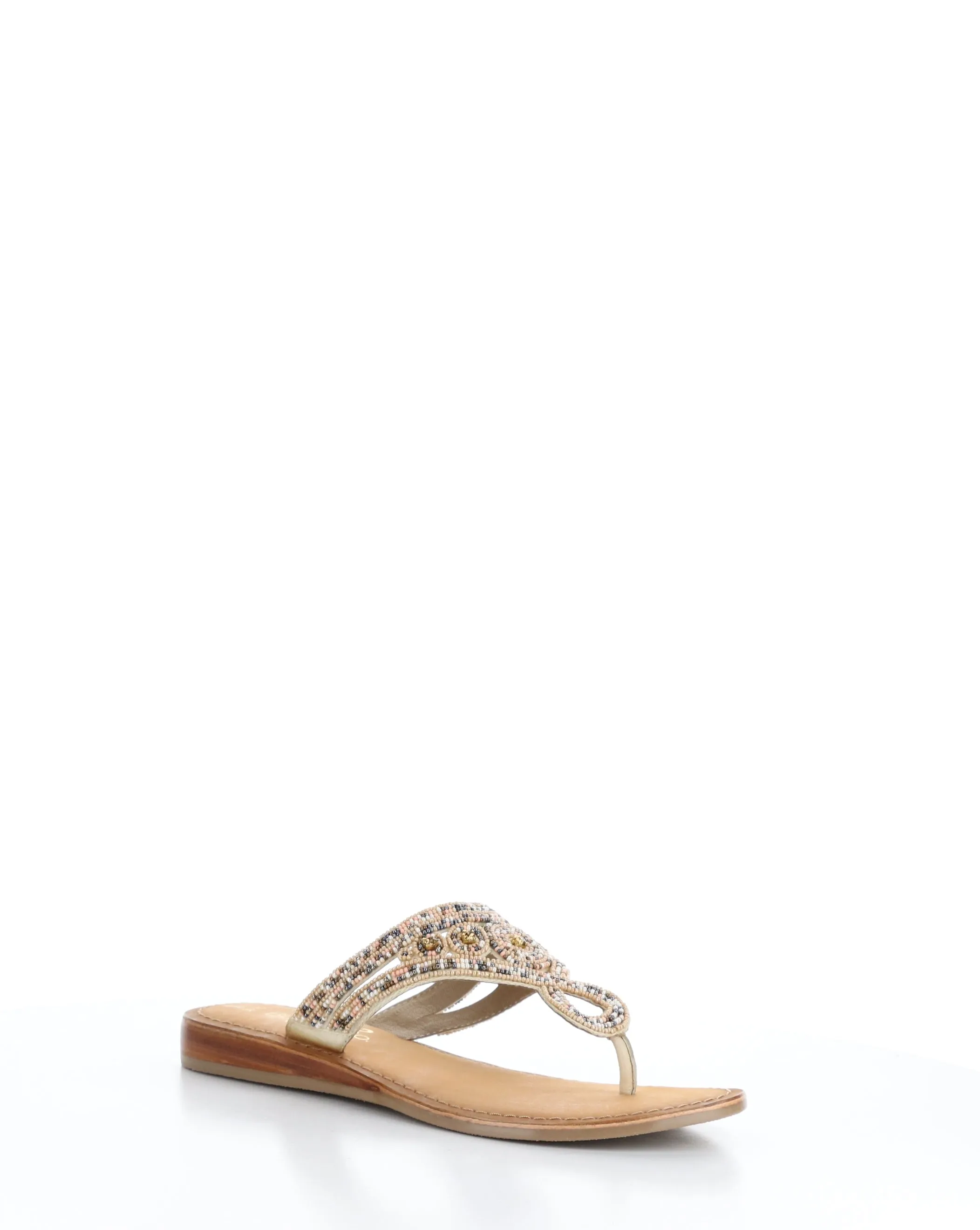 JILLY NATURAL MULTI Slip-on Sandals