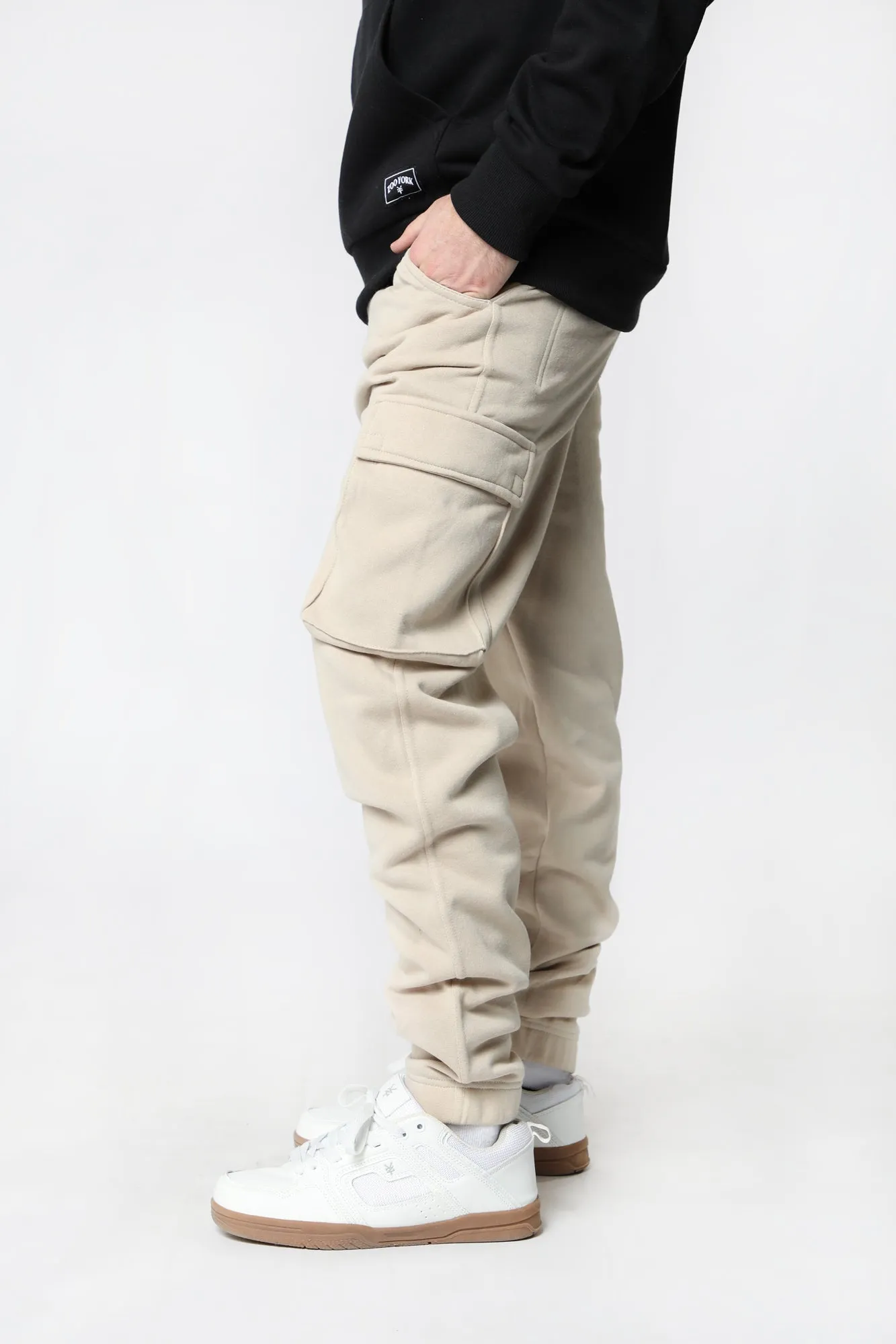 Jogger Cargo en Molleton West49 Homme