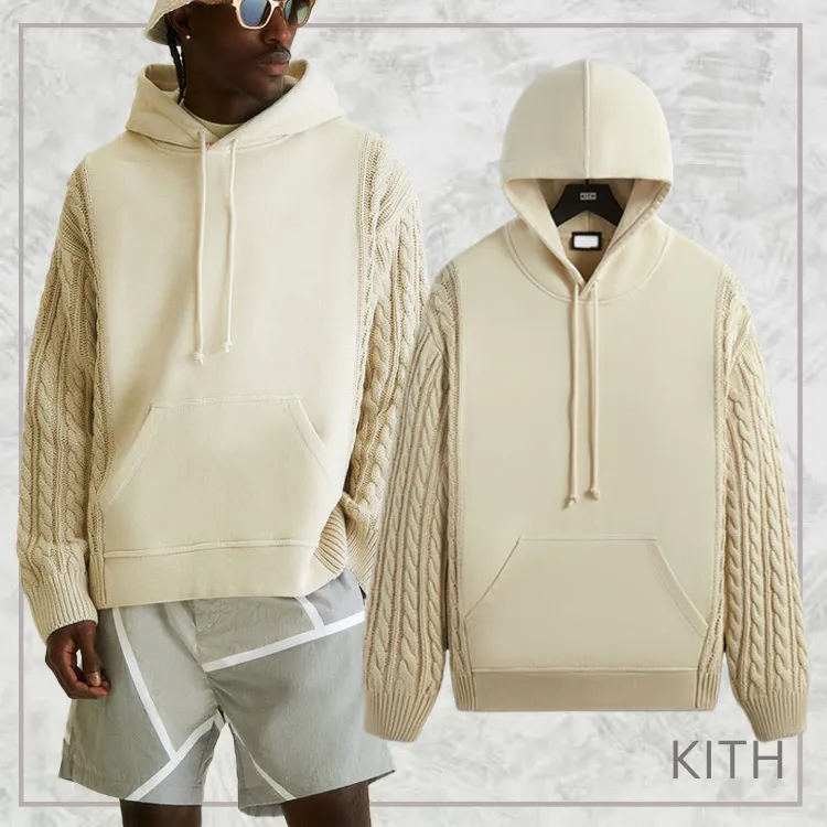 KITH NYC  |Pullovers Blended Fabrics Street Style Long Sleeves Plain