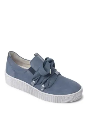 Ladies Gabor Lace Wrap Slip On Sneaker