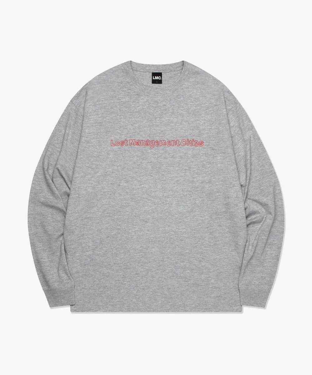 LMC  |Crew Neck Unisex Street Style Long Sleeves Cotton