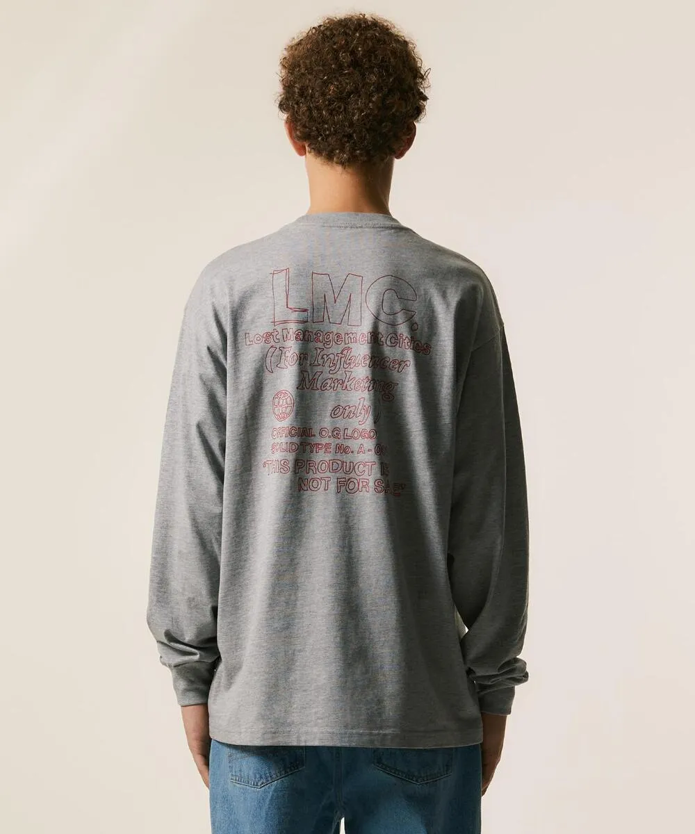 LMC  |Crew Neck Unisex Street Style Long Sleeves Cotton