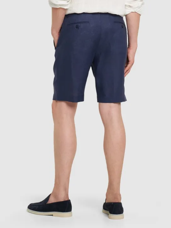 Loro Piana   Arizona linen Bermuda shorts 