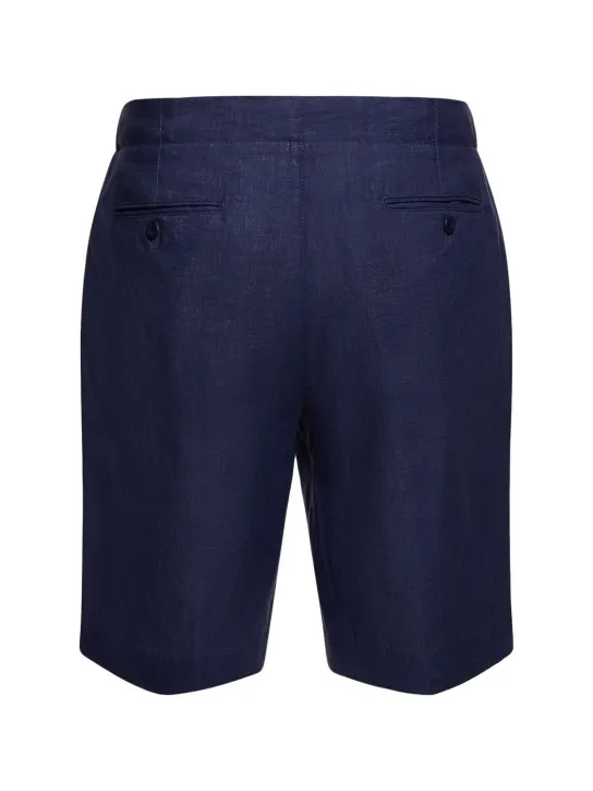 Loro Piana   Arizona linen Bermuda shorts 