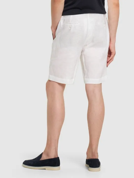 Loro Piana   Arizona linen Bermuda shorts 