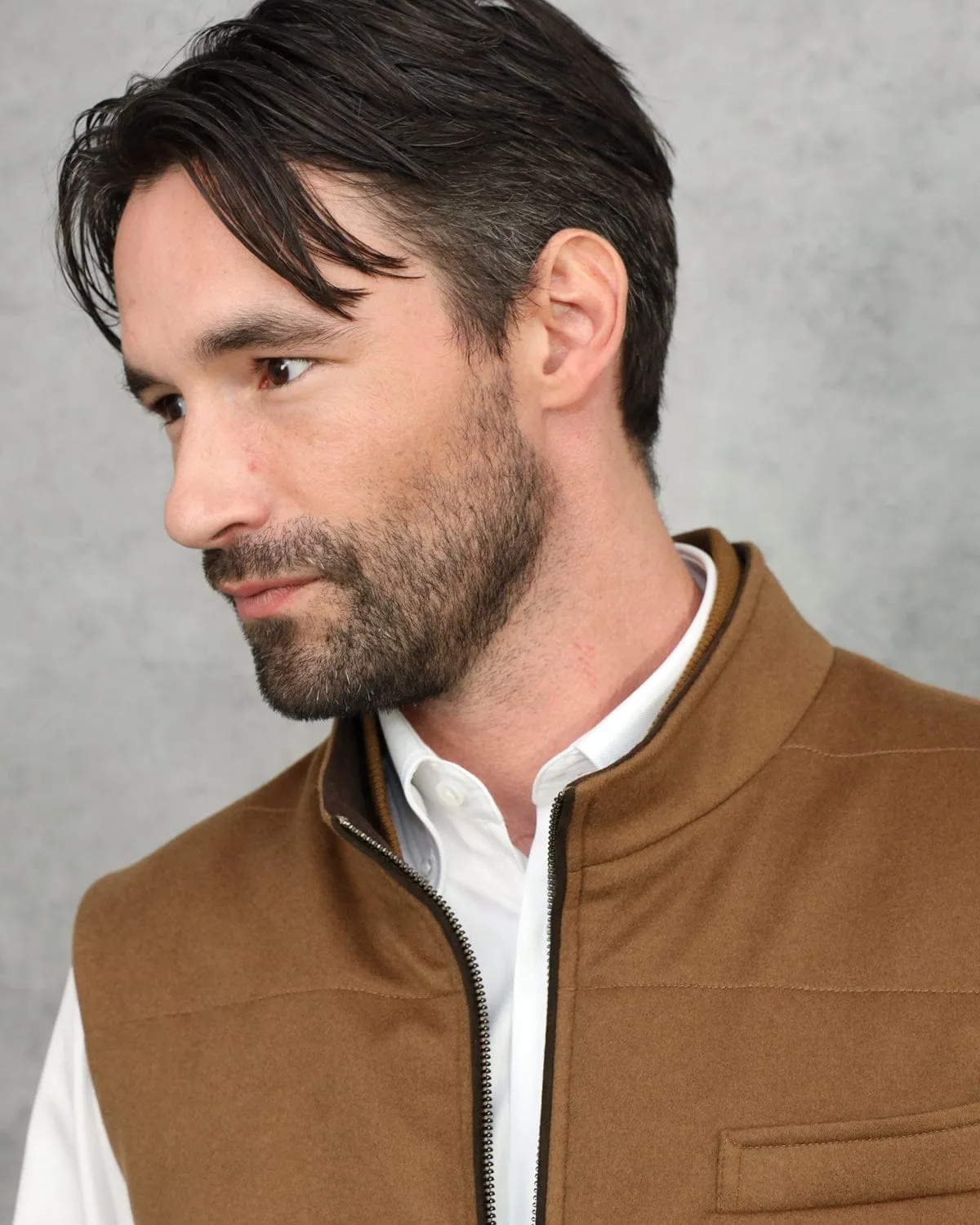 Loro Piana Camel Gilet