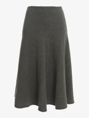 Loro Piana Cashmere Midi Skirt