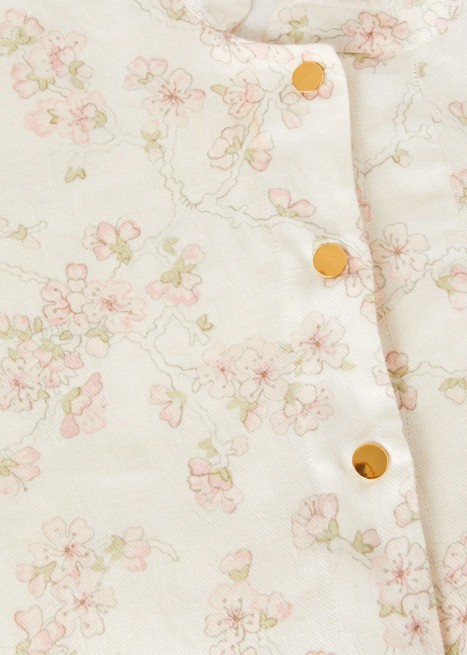 Loro Piana  |Flower Patterns Linen Cotton Shirts & Blouses