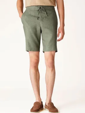 Loro Piana Linen Formal Bermuda Shorts 