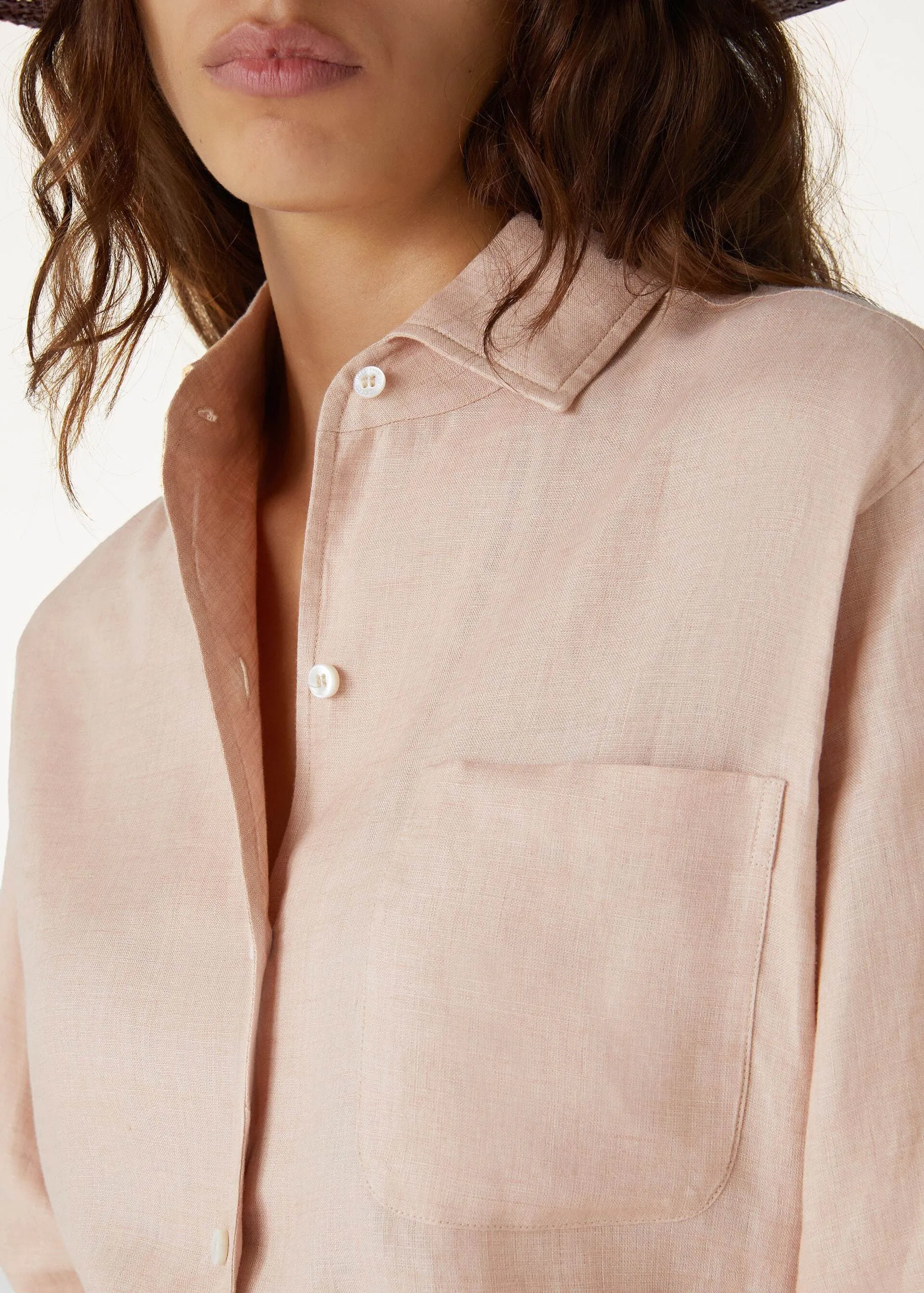 Loro Piana  |Linen Plain Shirts & Blouses