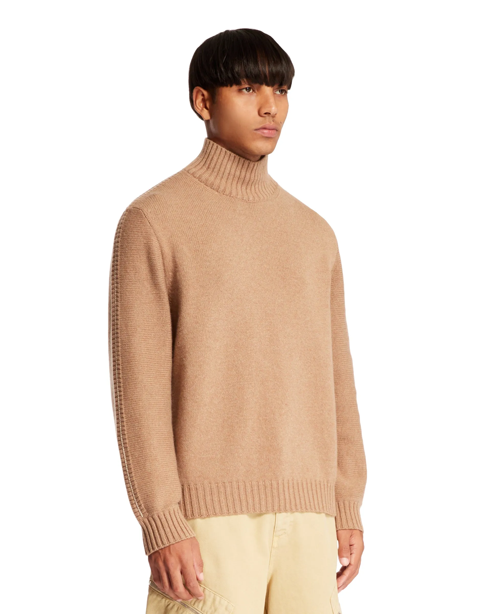 Maglione Con Dettaglio Beige