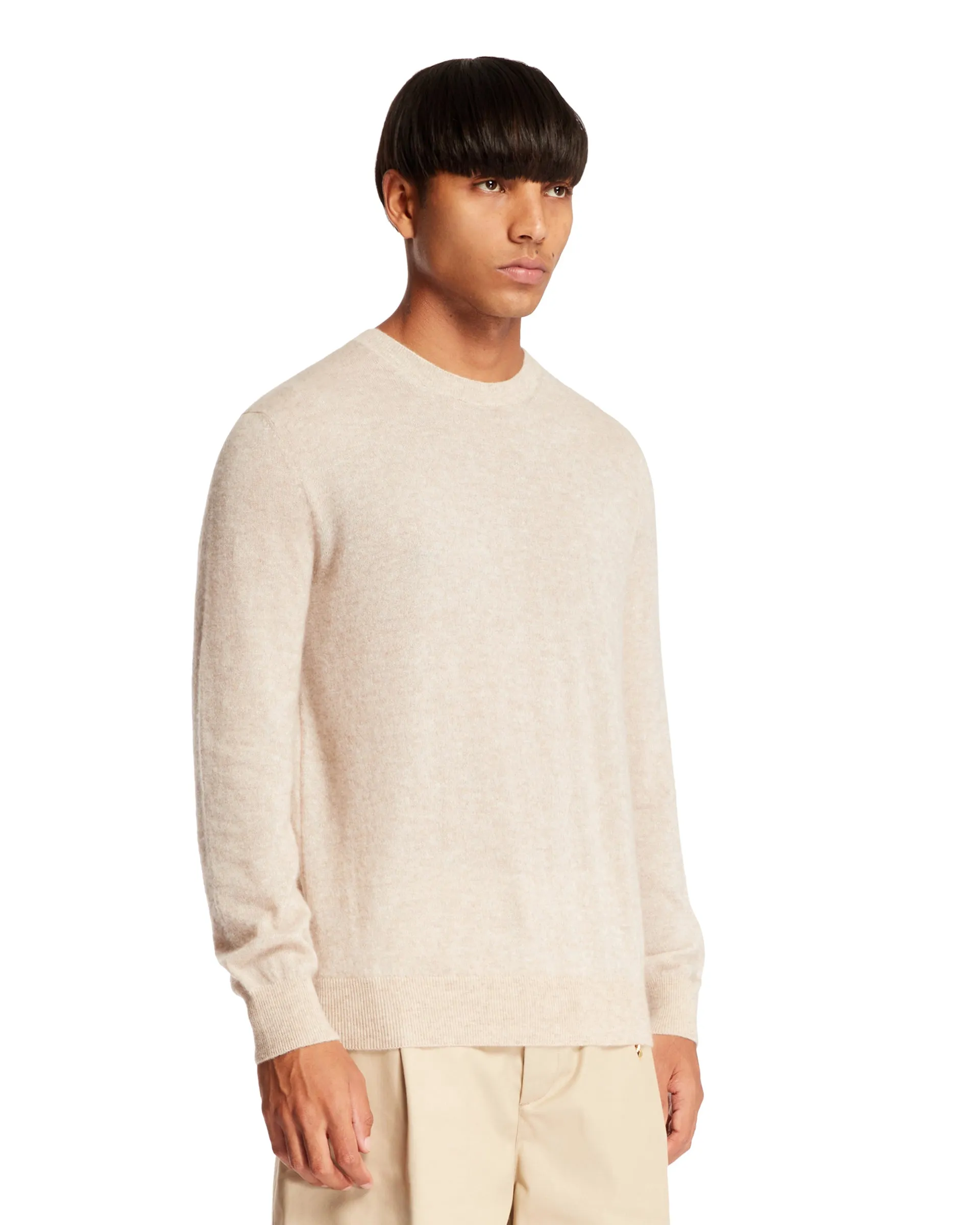 Maglione Girocollo Beige